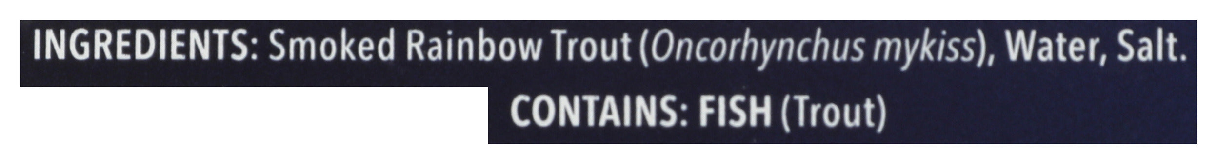 Trout Fillets in Water, Skinless Smoked, 4 oz
