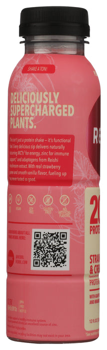 Protein Shake, Strawberry and Creme, Org, 12 fl oz