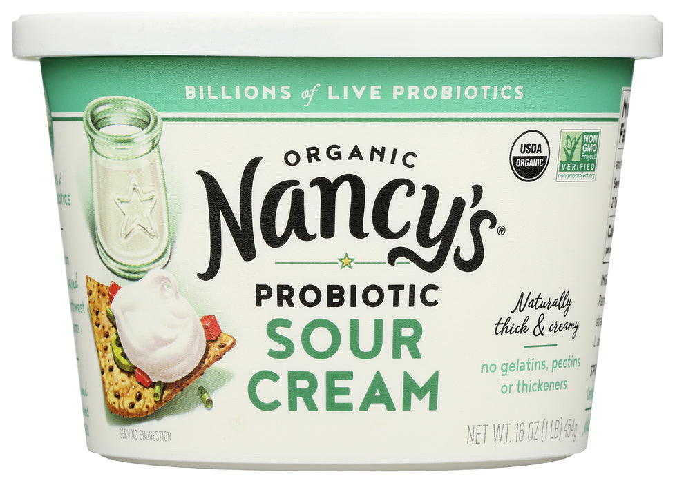 Probiotic Sour Cream, Org, 16 OZ