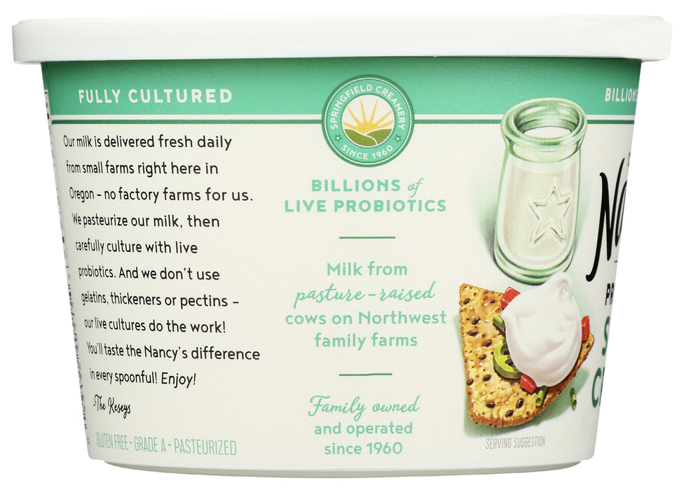 Probiotic Sour Cream, Org, 16 OZ
