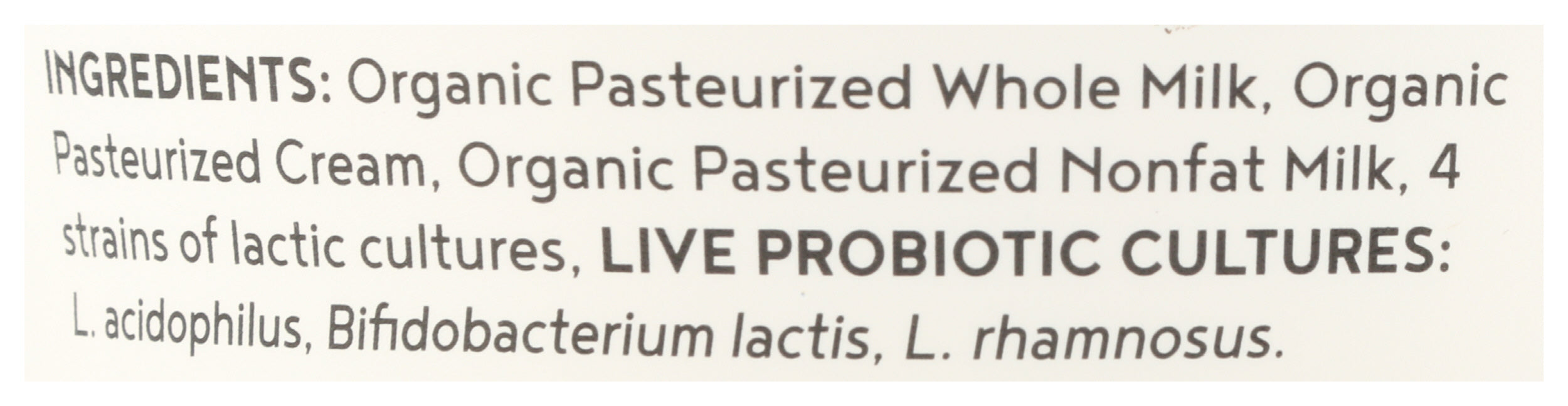 Probiotic Sour Cream, Org, 16 OZ