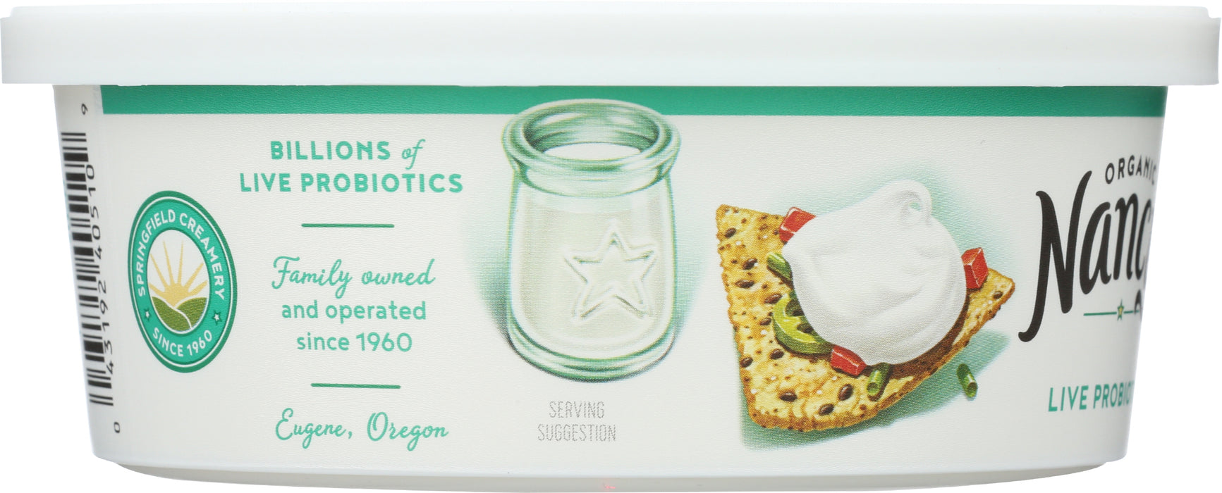 Probiotic Sour Cream, Org, 8 OZ