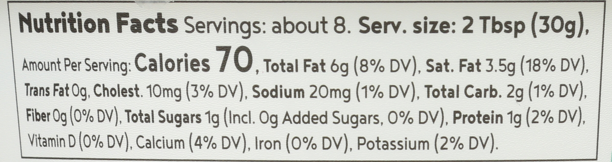Probiotic Sour Cream, Org, 8 OZ