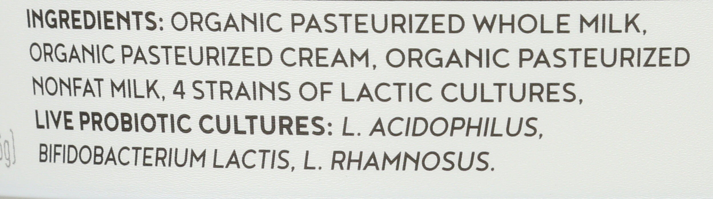Probiotic Sour Cream, Org, 8 OZ