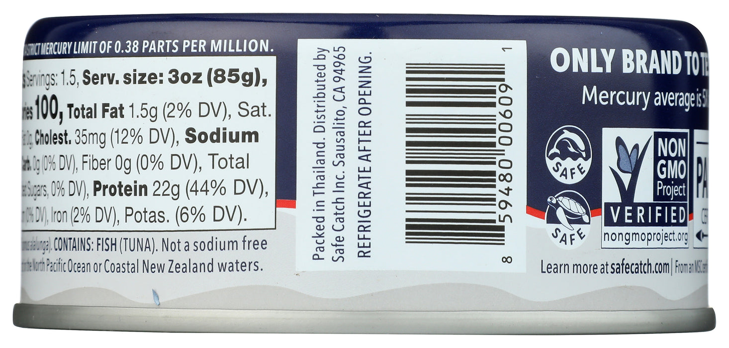 Wild Albacore Tuna, No Salt Added, 5 oz