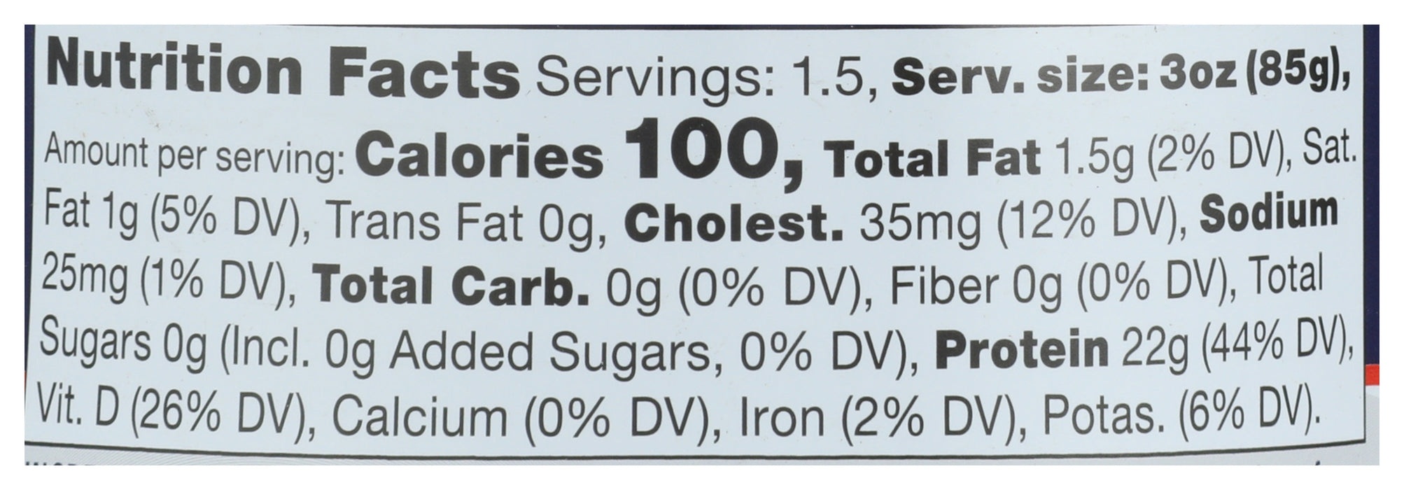 Wild Albacore Tuna, No Salt Added, 5 oz