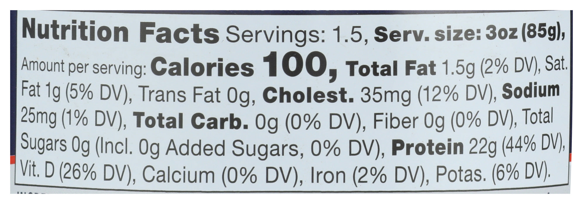 Wild Albacore Tuna, No Salt Added, 5 oz