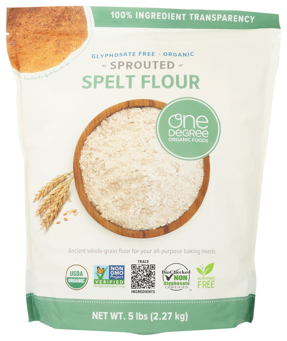 Sprouted Spelt Flour, Org, 5 lb