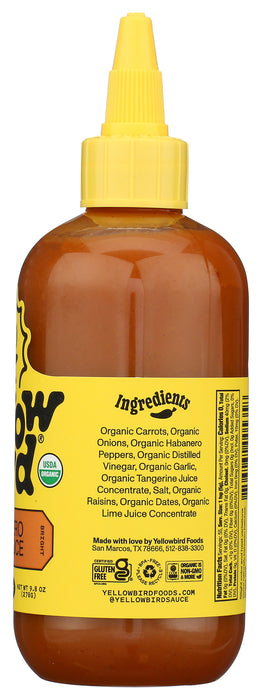 Habanero Hot Sauce, Org, 9.8 oz