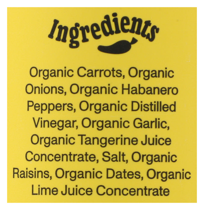 Habanero Hot Sauce, Org, 9.8 oz