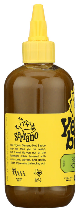 Serrano Hot Sauce, Org, 9.8 oz