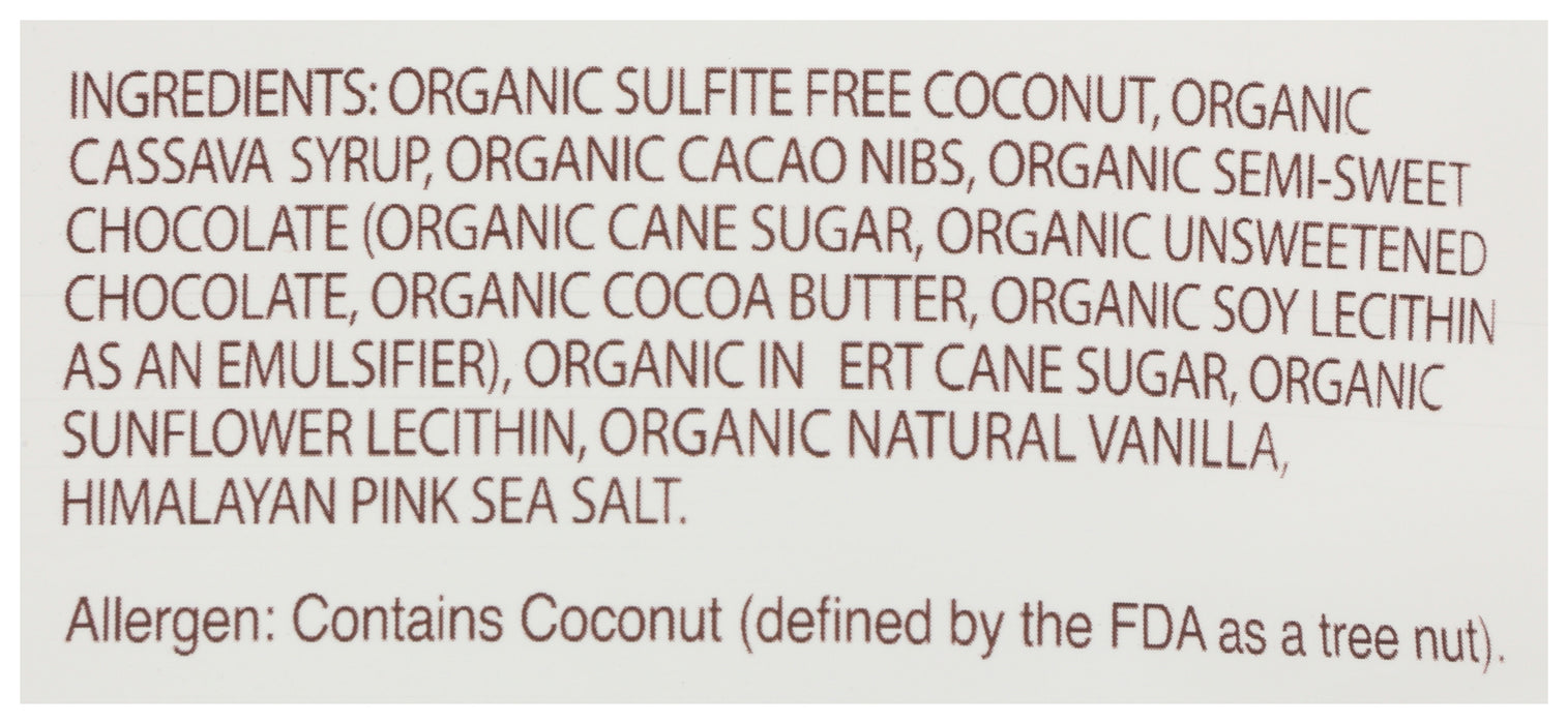 Cacao Nibs Coconut Bites, GF DF Org, 5.25 oz
