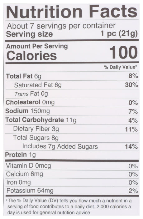 Cranberry Chia Goji Chocolate Coconut Bite, Org, 5.25 oz