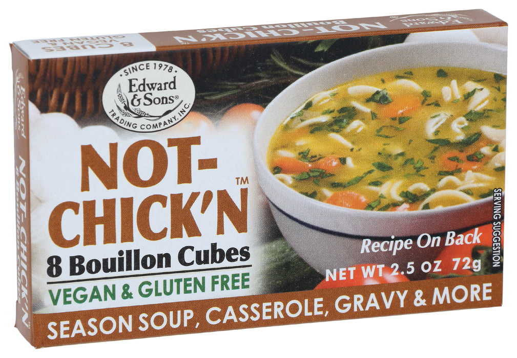 Not-Chick'n Bouillon Cubes, Vegan, 2.5 oz