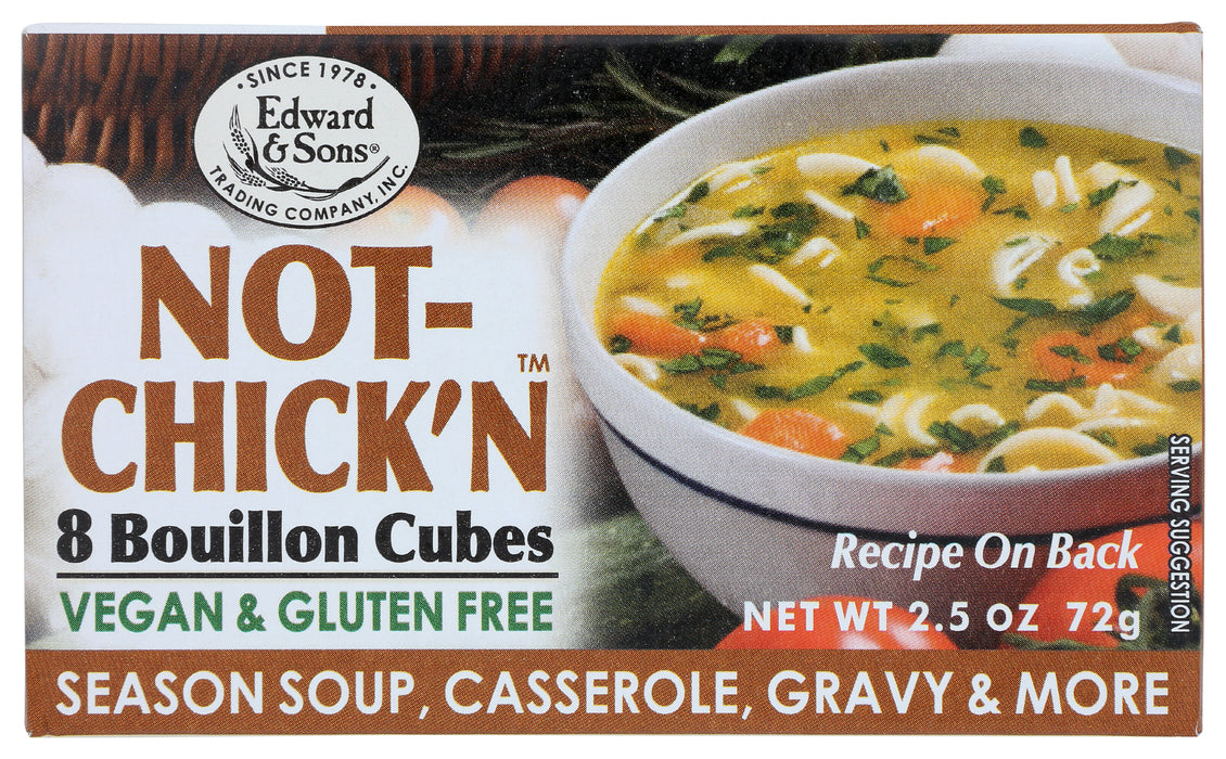 Not-Chick'n Bouillon Cubes, Vegan, 2.5 oz