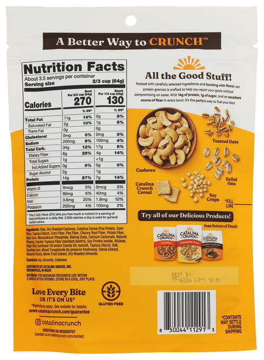 Honey Cashew Protein Granola, 8 oz