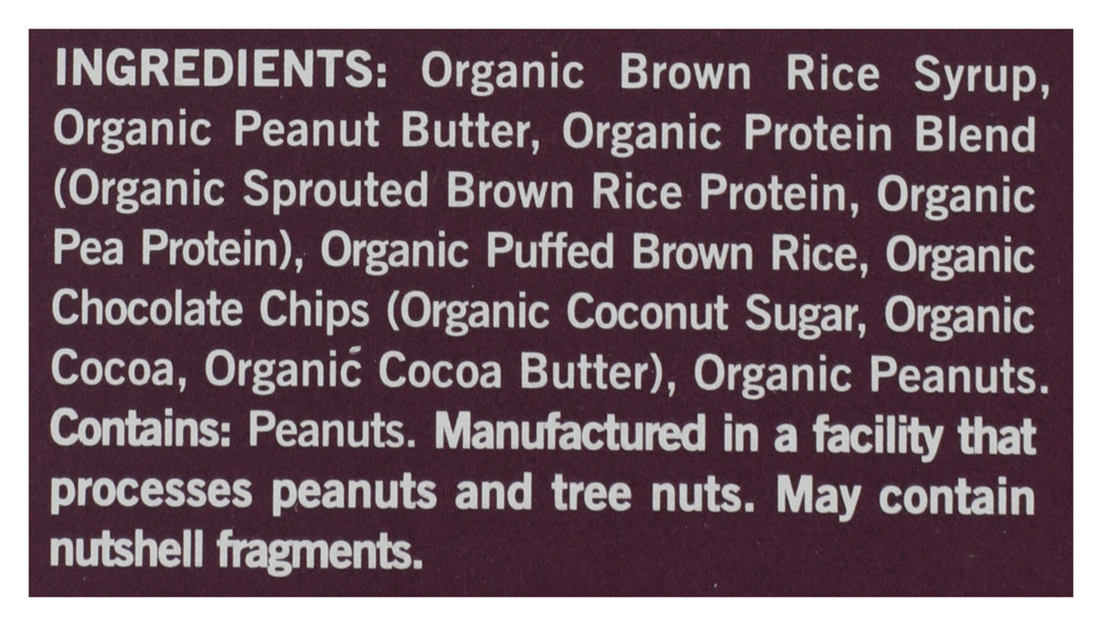 Peanut Butter Chocolate Chip Mini Bar 8pk, Org, 7.2 oz