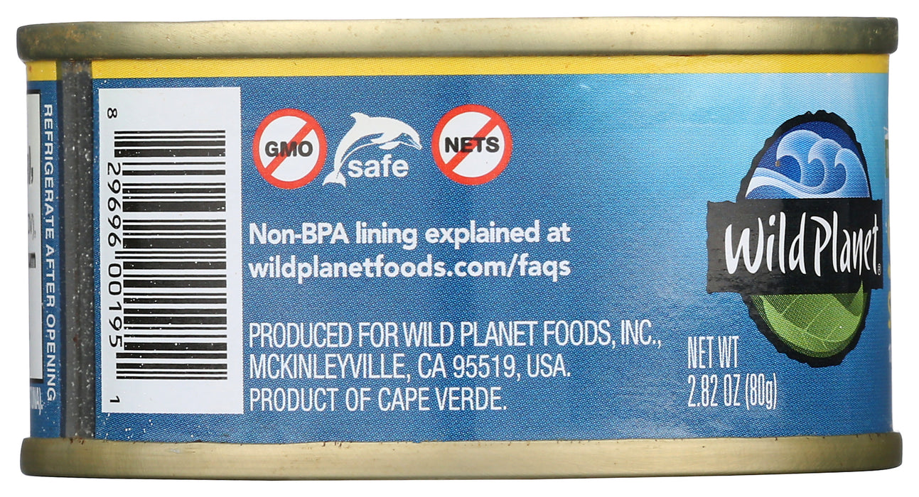 Skipjack Solid Light Wild Tuna in Pure Olive Oil, 2.82 oz
