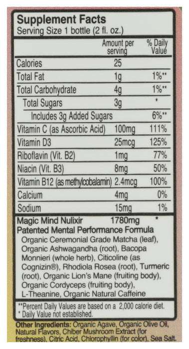 Mental Performance Shot, Original, 2 fl oz