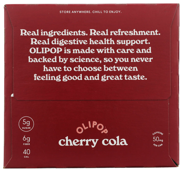 Cherry Cola Prebiotic Soda, 4 pack, 48 fl oz
