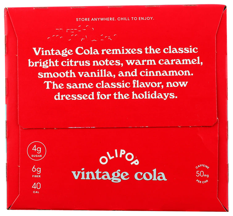 Vintage Cola Prebiotic Soda 4 pk, 48 fl oz