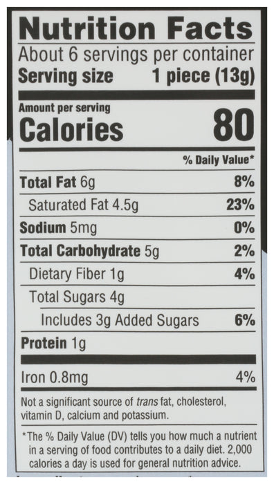Creamy Coconut Dark Chocolate Bite, FT Org, 2.75 oz