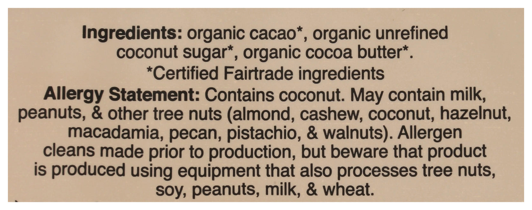 Dark Chocolate Baking Chips 65% cacoa, FT Org, 7 oz