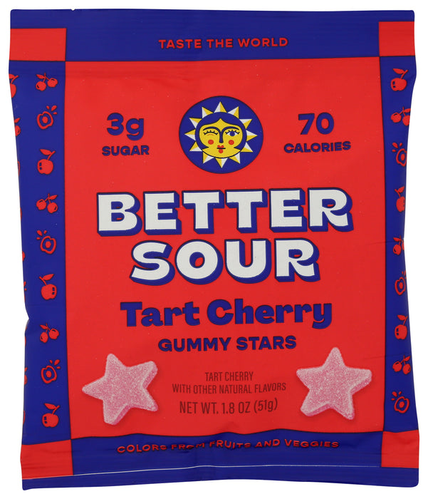 Gummy Stars, Tart Cherry, 1.8 oz
