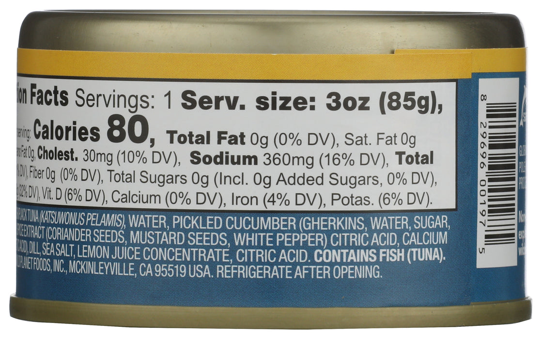Skipjack Wild Tune, with Dill Pickle, 3 oz