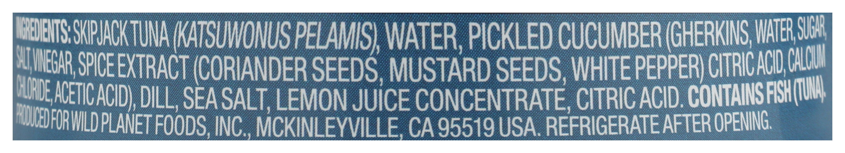 Skipjack Wild Tune, with Dill Pickle, 3 oz