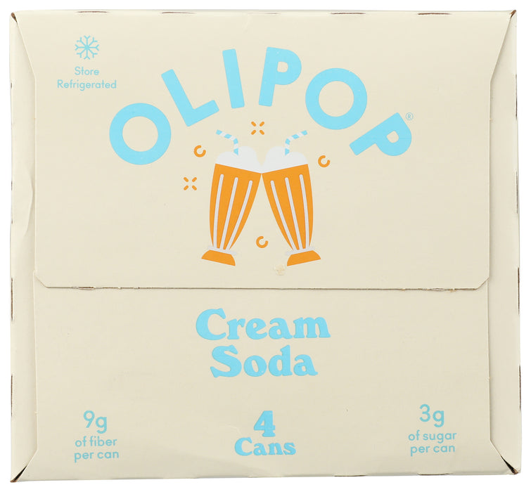 Cream Soda Prebiotic Soda 4pk, 48 fl oz