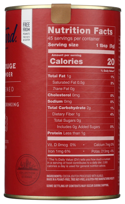 Cocoa Powder 100%, Unsweetened, 8 oz