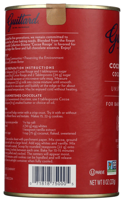 Cocoa Powder 100%, Unsweetened, 8 oz
