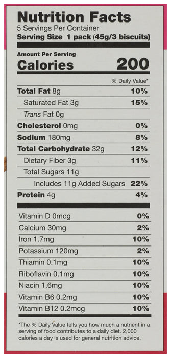 Cinnamon Sugar Breakfast Biscuits 5pk, 8 oz