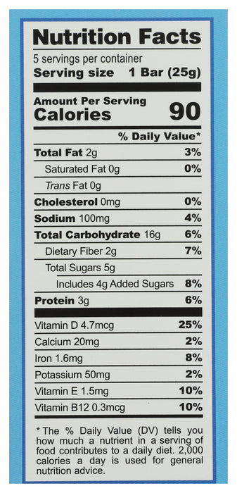 Sprouted Crispy Treats 5 bars, Original, Org GF, 4.4 oz