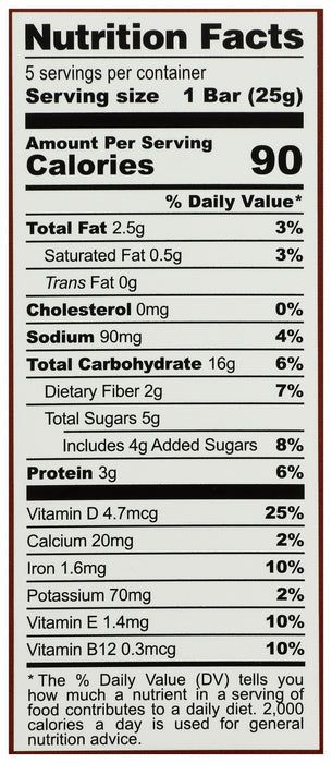 Sprouted Crisp Treats 5 bars, Chocolate, Org GF, 4.4 oz