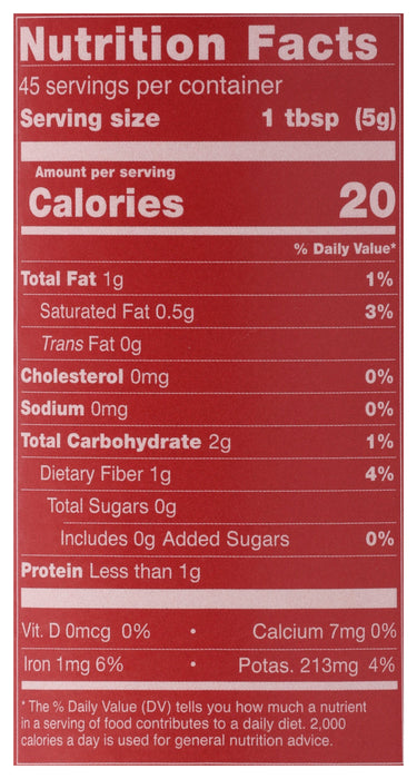 Cocoa Powder 100%, Unsweetened, 8 oz