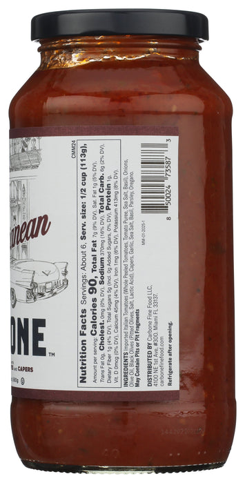 Mediterranean Marinara w/ Olives and Capers, 24 oz