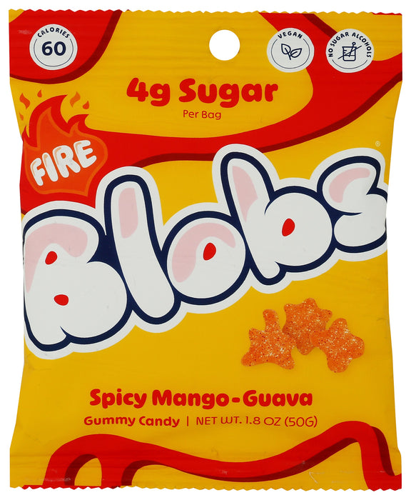 Spicy Mango Guava Gummy Candy, 1.8 oz