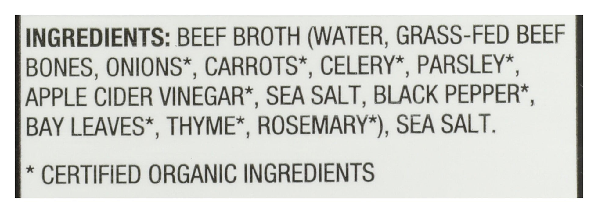 Classic Beef Bone Broth, Grass Fed, 32 oz