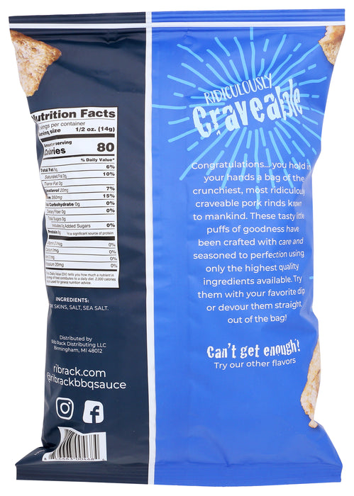 Pork Rinds, Sea Salt, 4 OZ