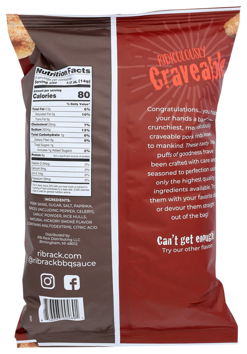 Pork Rind, Barbecue, 4 oz