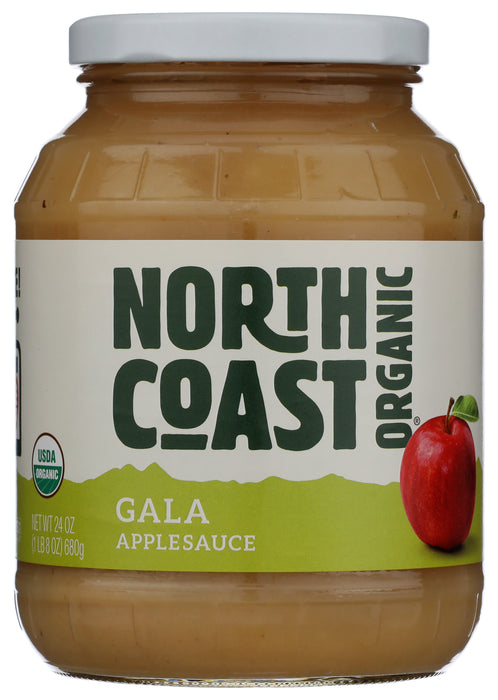 Gala Apple Sauce, Org, 24 oz