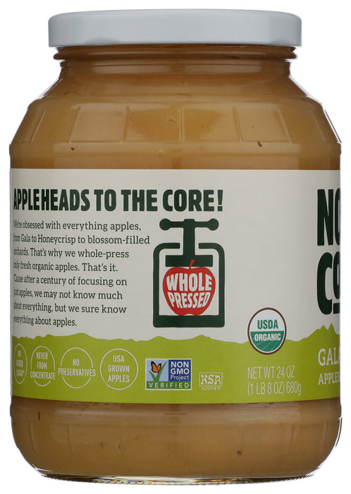 Gala Apple Sauce, Org, 24 oz