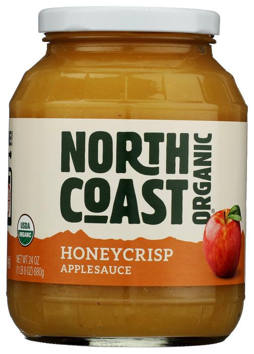 Honey Crisp Applesauce, Org, 24 oz
