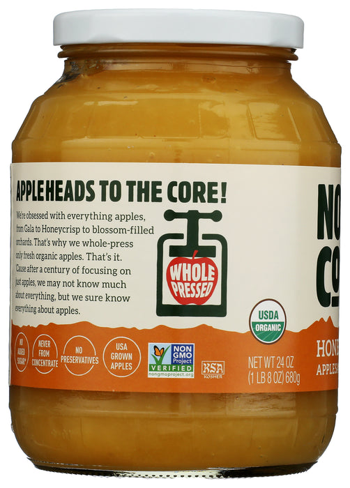 Honey Crisp Applesauce, Org, 24 oz