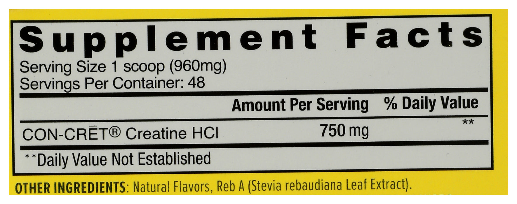 Creatine HCI Powder, Lemon Lime, 4.5 oz