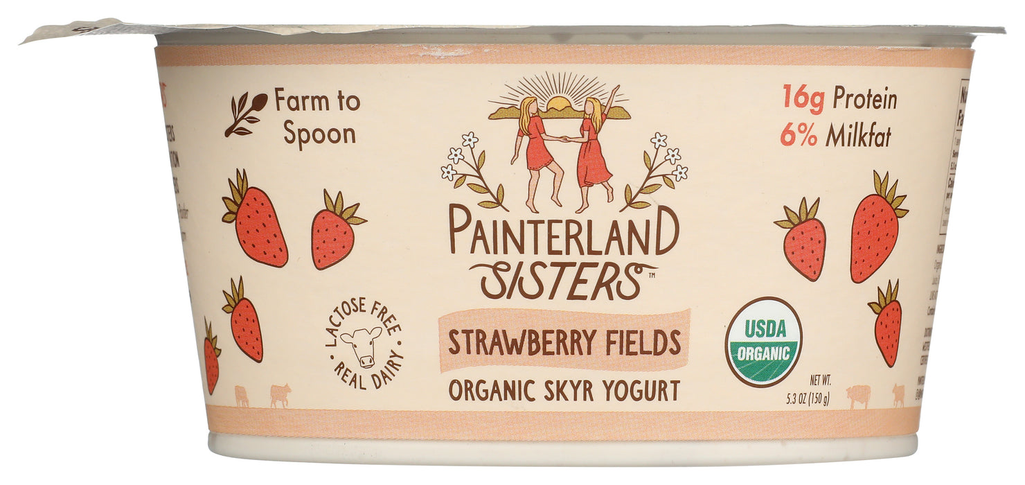 Skyr Yogurt, Strawberry Field, Org, 5.3 oz