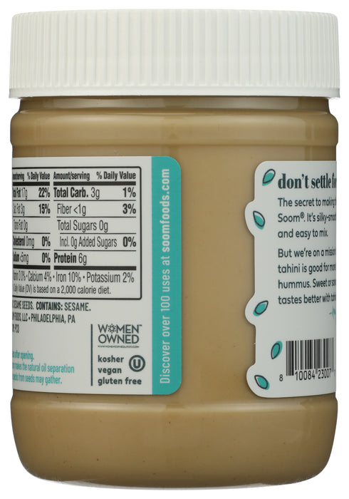 Sesame Seeds Tahini, Org, 11 oz