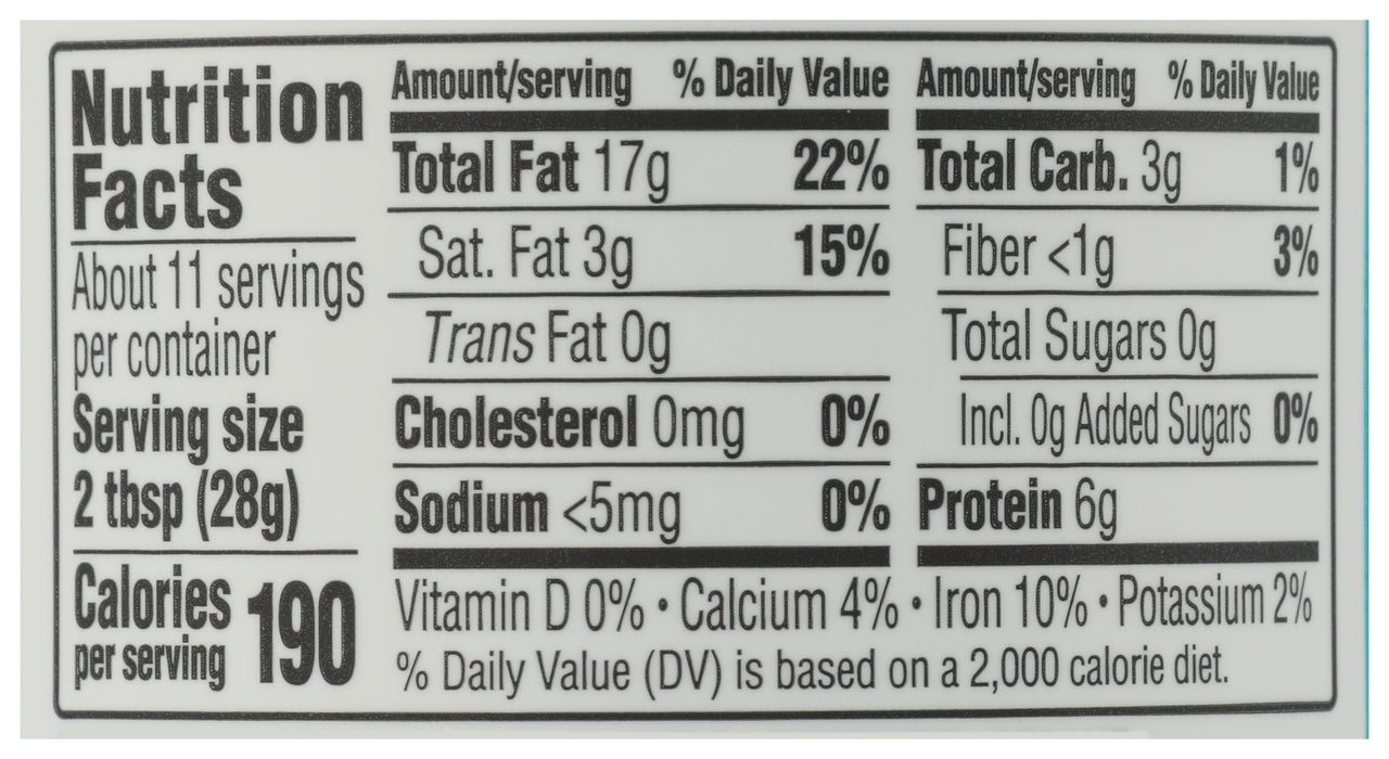 Sesame Seeds Tahini, Org, 11 oz